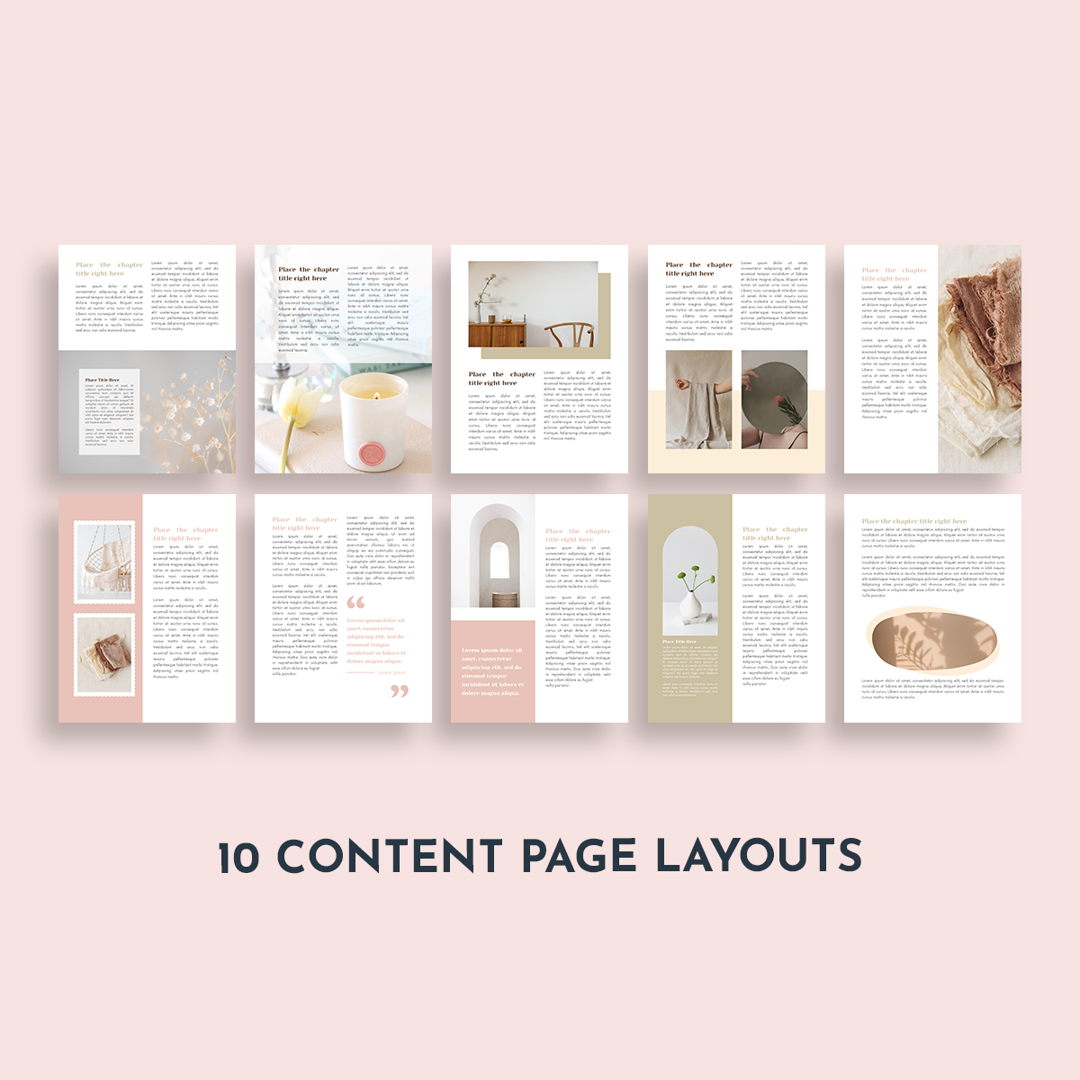 E-Book Canva Template Pink and Mocha | Berry & Mocha
