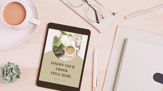 Brew Up Something Pink and Brown: The Berry & Mocha E-Book Canva Template